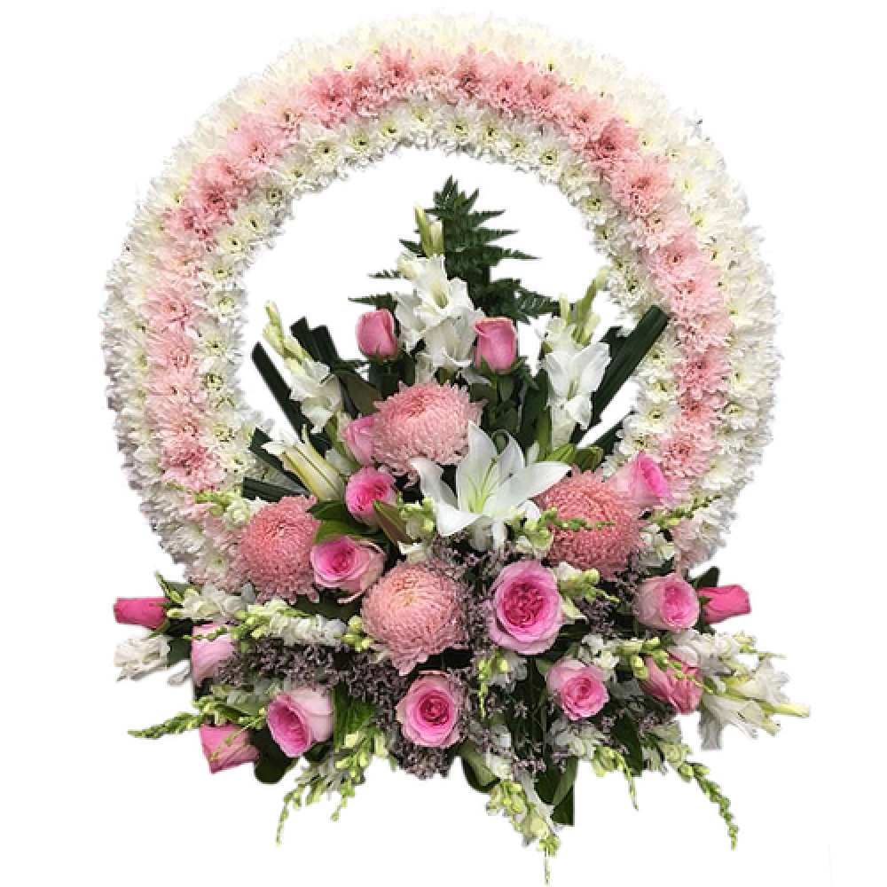 Pink Spirit Wreath 30