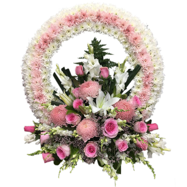 Pink Spirit Wreath 30