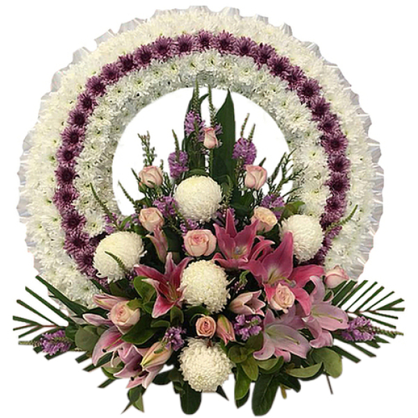 Purple Spirit Wreath 30
